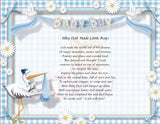 Why God Made Little Boy, Baby Boy, baby poem gift, Personalized Gift, personalized-unique-gifts