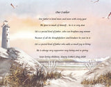 Father's Day, Our Father, Ocean shore, poetry gift, need to do your poetry, personalized your own written poetry gift, personalized-unique-gifts
