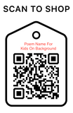 Shop Scan Code, Poem Name For Kids On Background, Personalized Unique Gifts