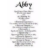 meaning name by email, Abby name gift, Personalized-Unique-Gifts.com