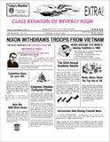 Class Reunion, School Reunion, Class Reunion Newspaper, Headlines Reunion, Personalized-Unique-Gifts, Personalized Gifts