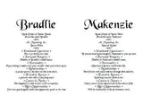 Two names together with meaning by email, Two names together with meaning on background, couple two together, personalized-unique-gifts.com