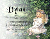 Acrostic Baby Name Poem, Dylan, name poem, baby gift, personalized-unique-gifts, personalized gifts