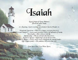 first name meaning, Isaiah, name gift, Personalized-Unique-Gifts, personalize gifts, personalized gifts