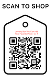 Shop Scan Code, Jewelry Box You Can Add Your Favorite Photo, Personalized Unique Gifts