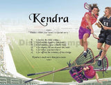 name turn into acrostic poem, Lacrosse, Kendra , poem turn into name, Sport themes, personalized unique gifts, personalized gifts