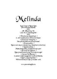 Melinda, name meaning by email, name gift, gift by email, personalized-unique-gifts, personalized gifts, personalize gifts