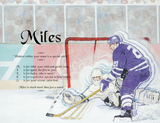 Hockey, Miles, Acrostic Poem  for kids, personaized-unique-gifts