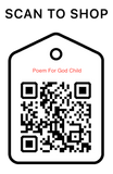 Shop Scan code, Poem For God Child, Personalized Unique Gifts