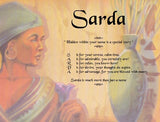 Acrostic poem for kids, Sarda, Woman is African Poem Name, personalized gifts, personalized unique gifts