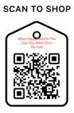Shop Scan Code, What happened on the day you were born For Mail, Personalized Unique Gifts